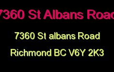 7360 St Albans Road 7360 ST ALBANS V6Y 2K3